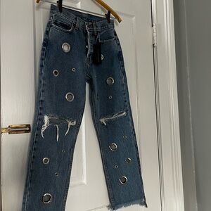 Carmar Emelia Jeans with Grommets